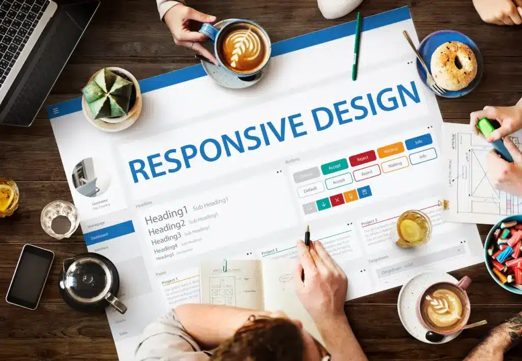 People Planning On How To Create A Responsive Website Design